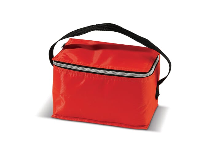 Sac isotherme publicitaire pour 6 canettes Rouge