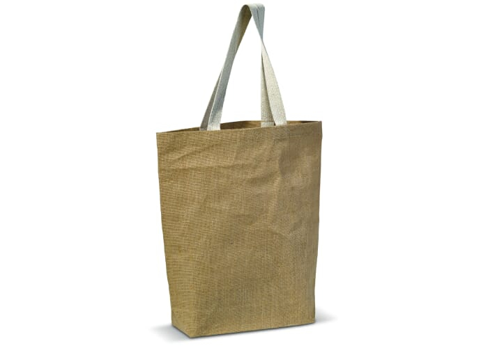 Sac en toile de jute personnalisable Nature
