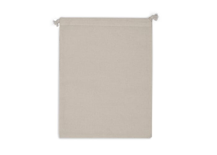 Sac filet en coton 140g personnalisable 25x30 cm Ecru