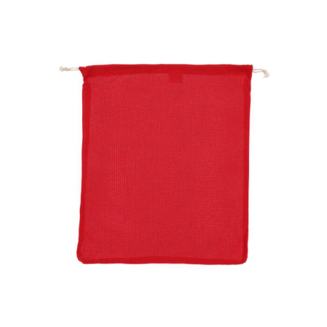 Pochon filet coloré promotionnel en coton 140g 40x45cm