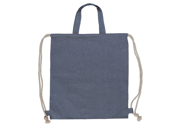 Sac promotionnel coton recyclé 140g Bleu