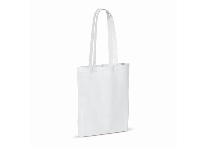 Sac en coton recyclé promotionnel 140g Blanc