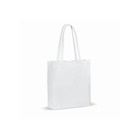Tote bag publicitaire coton recyclé avec soufflet 140g