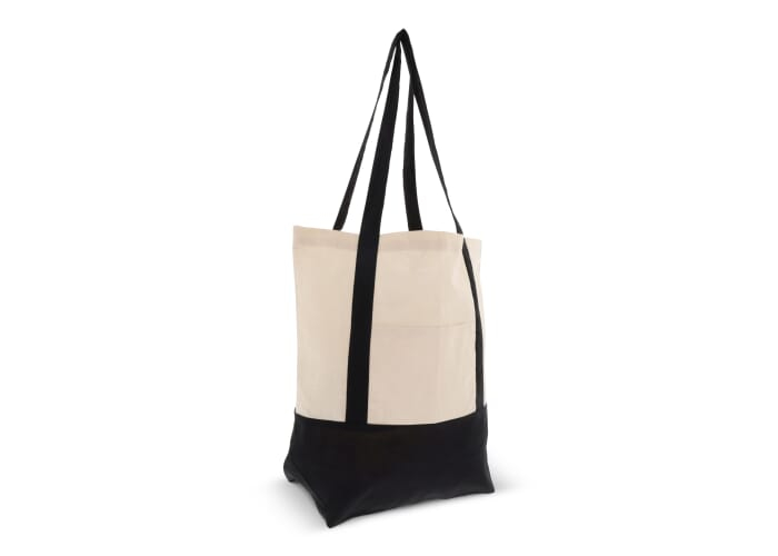 Sac à provisions publicitaire coton 140g Noir