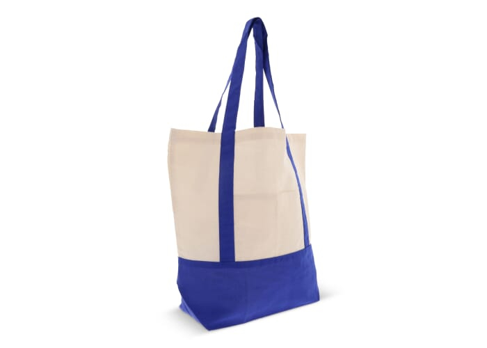Sac à provisions publicitaire coton 140g Bleu