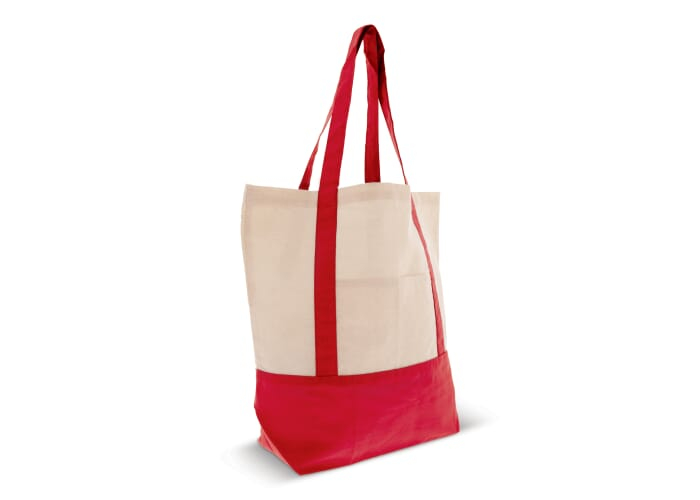 Sac à provisions publicitaire coton 140g Rouge