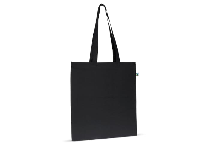Sac Fairtrade personnalisé 140g 38x42 cm Noir
