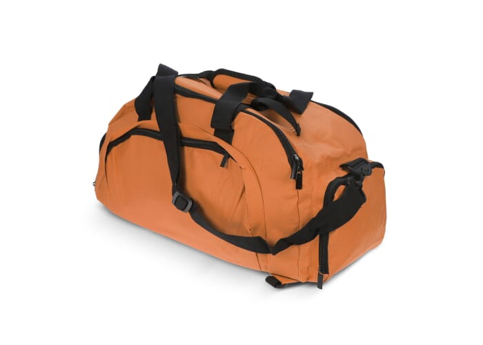 Sac à dos de sport rPET 27L personnalisable Karo Orange