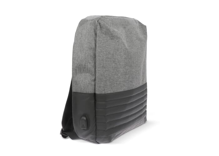 Sac à dos antivol publicitaire écran 15" Addison 10L Gris