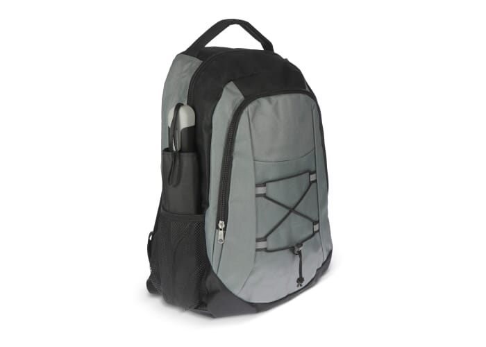 Sac à dos promotionnel PET recyclé et cordon de serrage 25L Gris