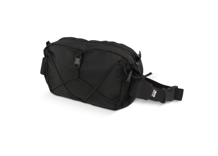 Sac banane rPET avec cordon de serrage à personnaliser Noir
