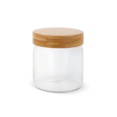 Boîte en verre et bambou 600ml personnalisée