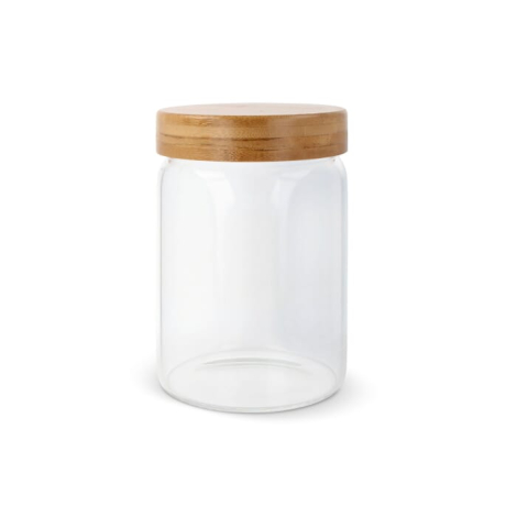 Boîte promotionnelle en verre et bambou 900ml