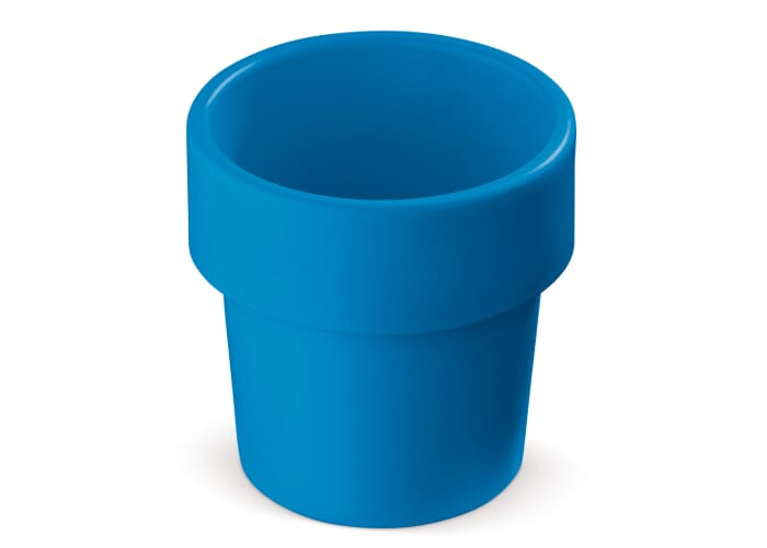 Tasse à café promotionnelle écolo 240ml Hot-but-cool Bleu