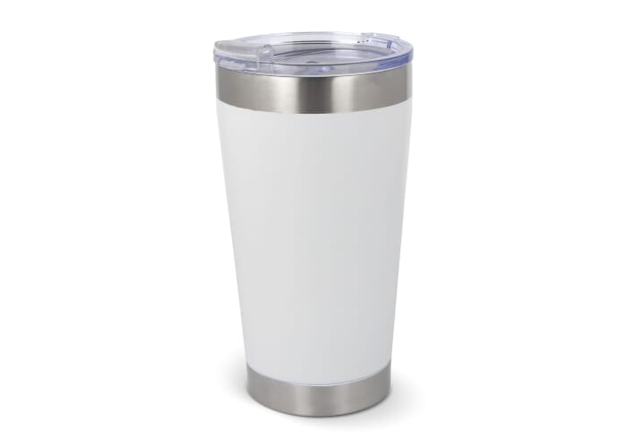Mug personnalisé avec couvercle 500ml Cango Blanc