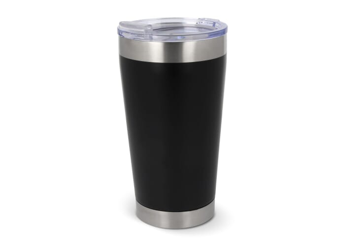 Mug personnalisé avec couvercle 500ml Cango Noir