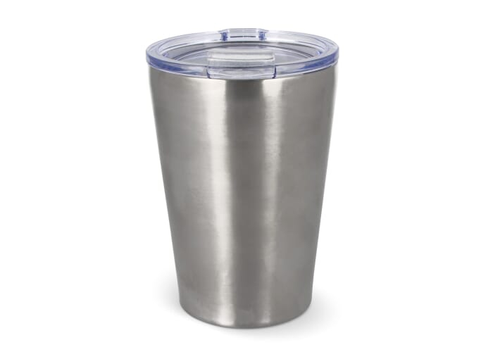 Mug avec couvercle 300ml personnalisable Murray Argent