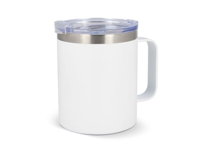 Mug isotherme publicitaire Danube 350ml Blanc