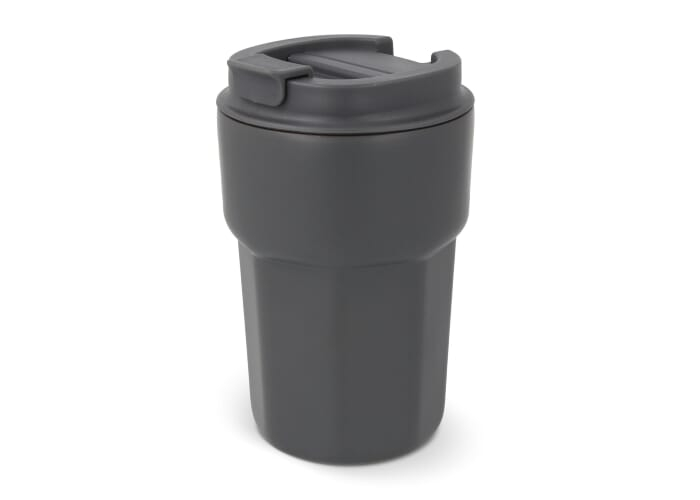 Mug thermo publicitaire avec couvercle 350ml Zambezi Gris