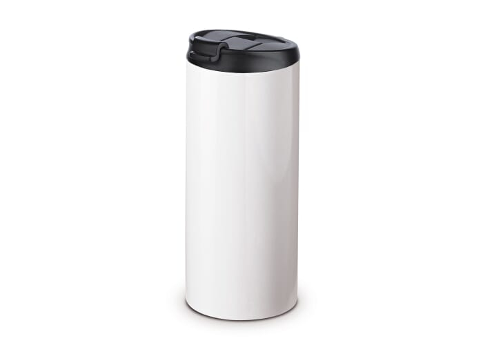 Mug isotherme publicitaire étanche 350 ml - Subli Blanc