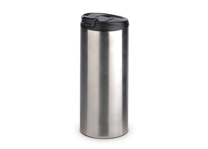 Mug de voyage publicitaire étanche 350 ml Argent