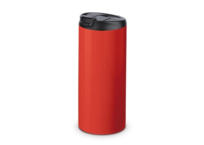 Mug de voyage publicitaire étanche 350 ml Rouge