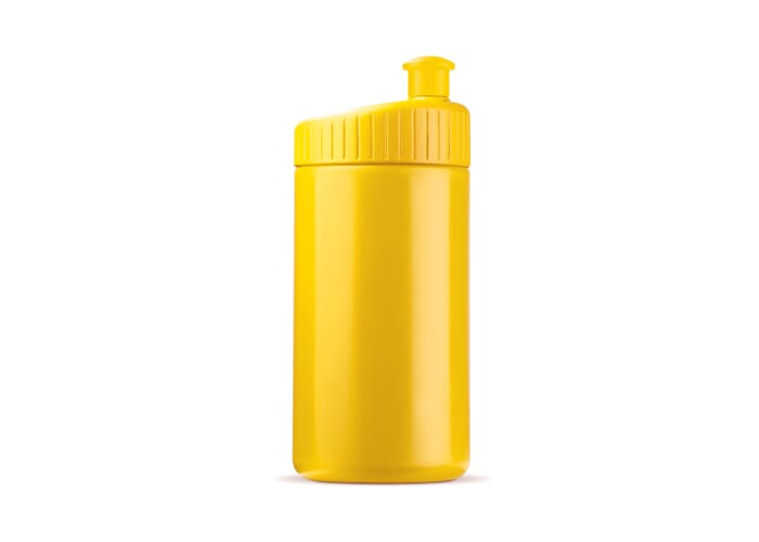 Gourde sport personnalisable 500 ml - Design Jaune