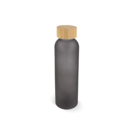 Bouteille d'eau verre et bambou 500ml personnalisable