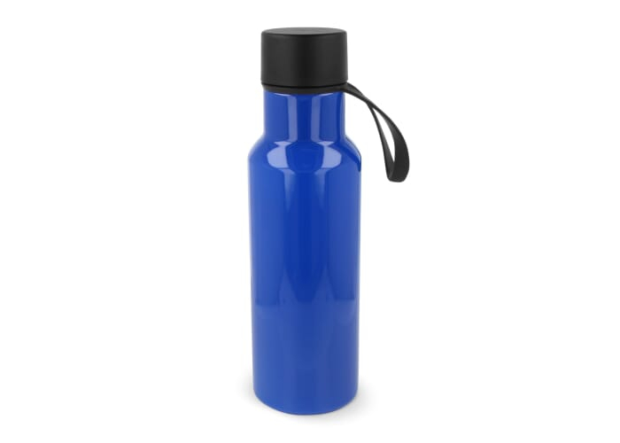 Bouteille d'eau personnalisée rPET 600ml Nouvel Bleu