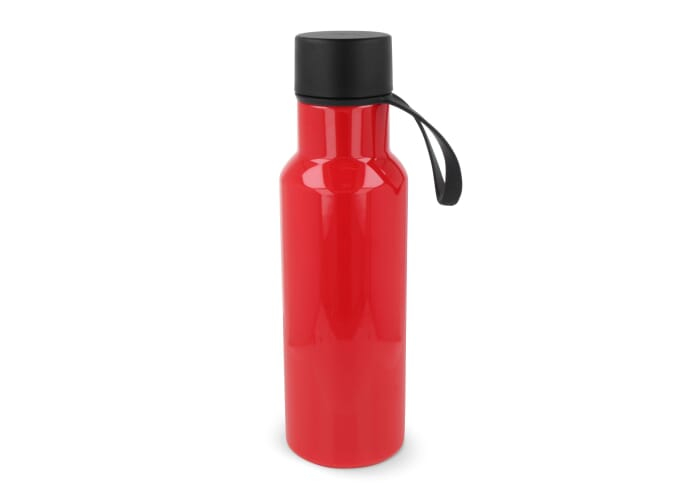 Bouteille d'eau personnalisée rPET 600ml Nouvel Rouge