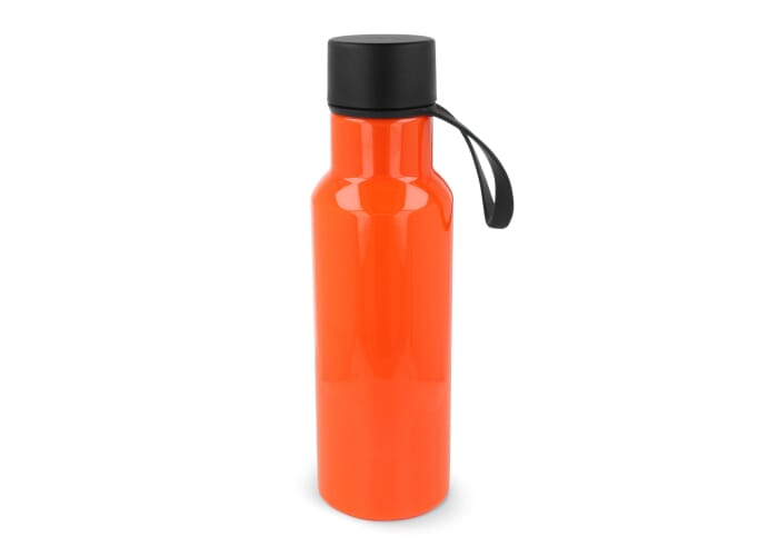 Bouteille d'eau personnalisée rPET 600ml Nouvel Orange