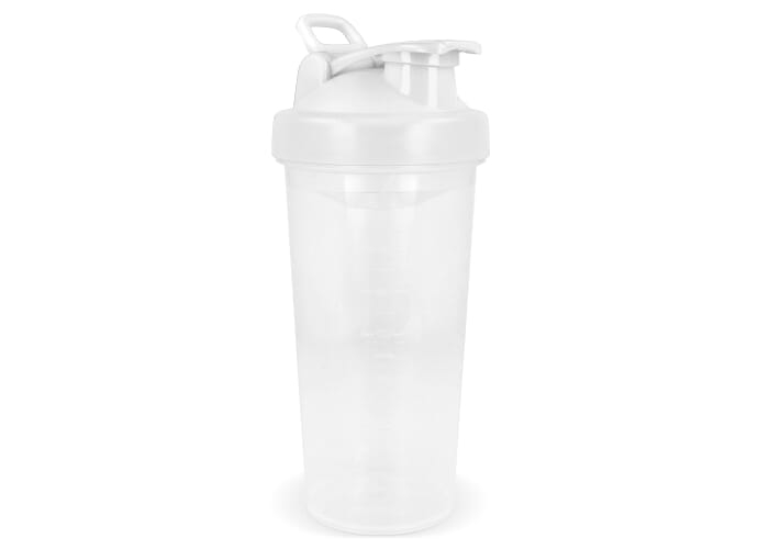 Bouteille shaker personnalisée 700ml Blanc