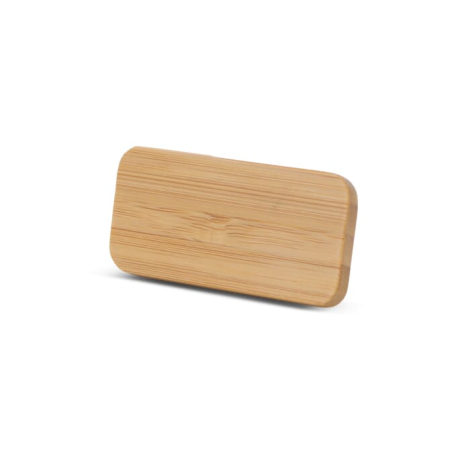Badge magnétique personnalisable en bambou