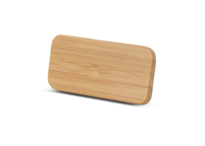 Badge magnétique personnalisable en bambou Nature