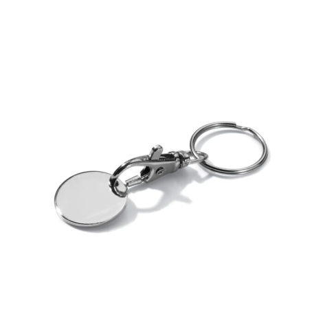 Porte-clés jeton de chariot promotionnel