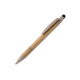Stylo-stylet à bille personnalisé en bambou et paille de blé