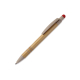 Stylo-stylet à bille personnalisé en bambou et paille de blé