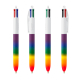 Stylo personnalisé BIC® 4 Couleurs® Rainbow Decor Stylo personnalisé BIC® 4 Couleurs® Rainbow Decor