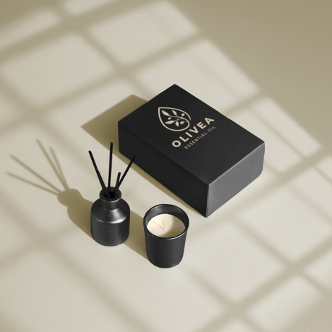 Coffret diffuseur et bougie parfumée personnalisable Luse