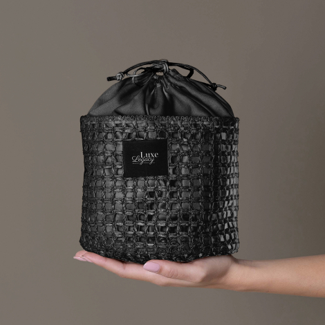 Bourse cadeau en papier raphia à personnaliser TURRON