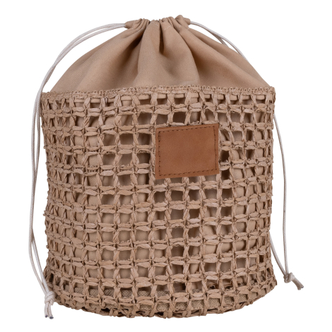 Bourse cadeau en papier raphia à personnaliser TURRON