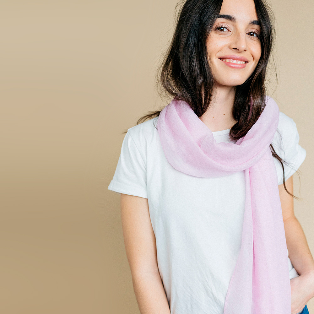 Foulard promotionnel Madame Orange