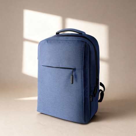 Sac à dos publicitaire rPET écran 15" USB et câble CHIOS