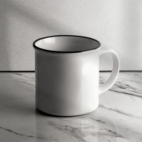 Tasse personnalisable sublimation 250ml "AU LAIT"