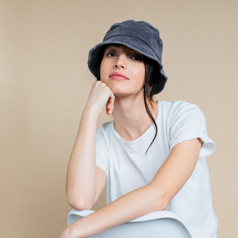 Bob personnalisable coton 260g/m² effet délavé Tafu