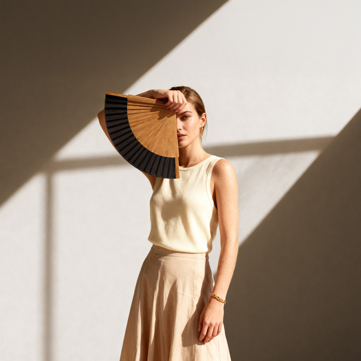 Eventail personnalisable HARUSI Noir