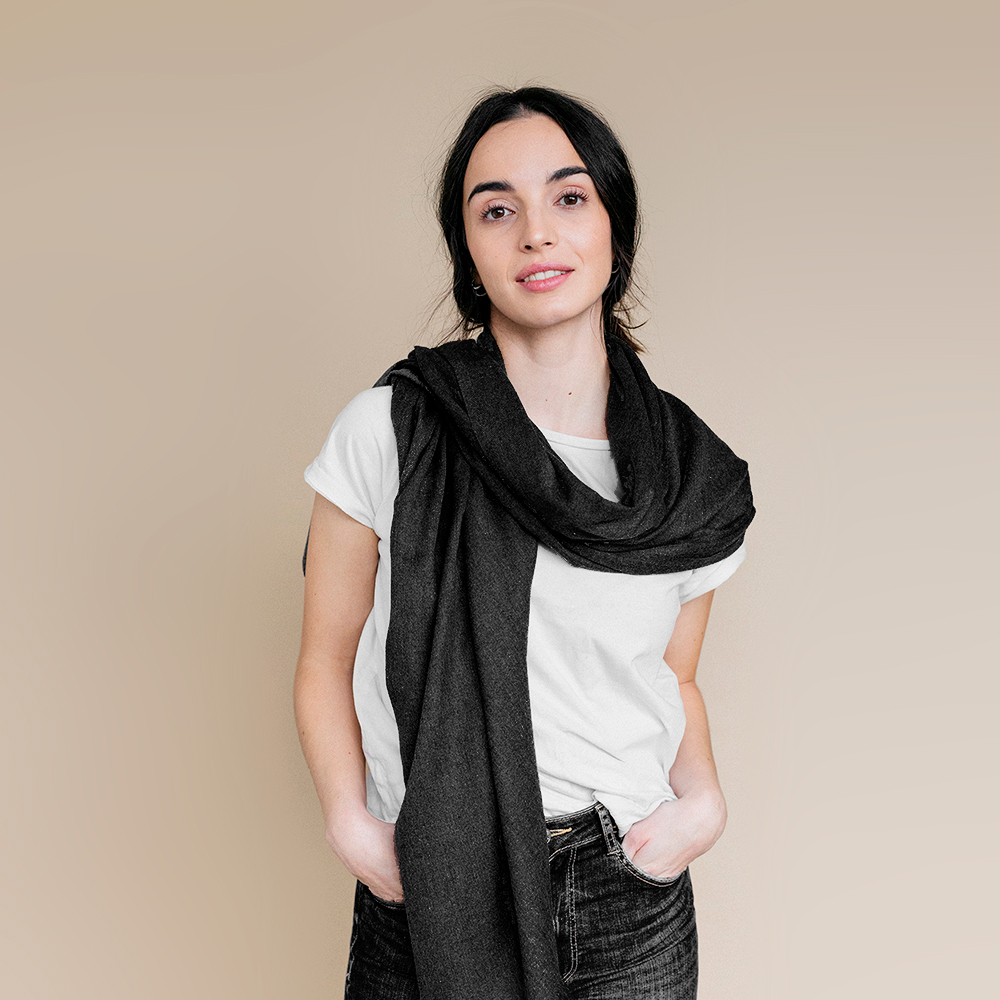 Foulard uni à personnaliser Spike Naturel
