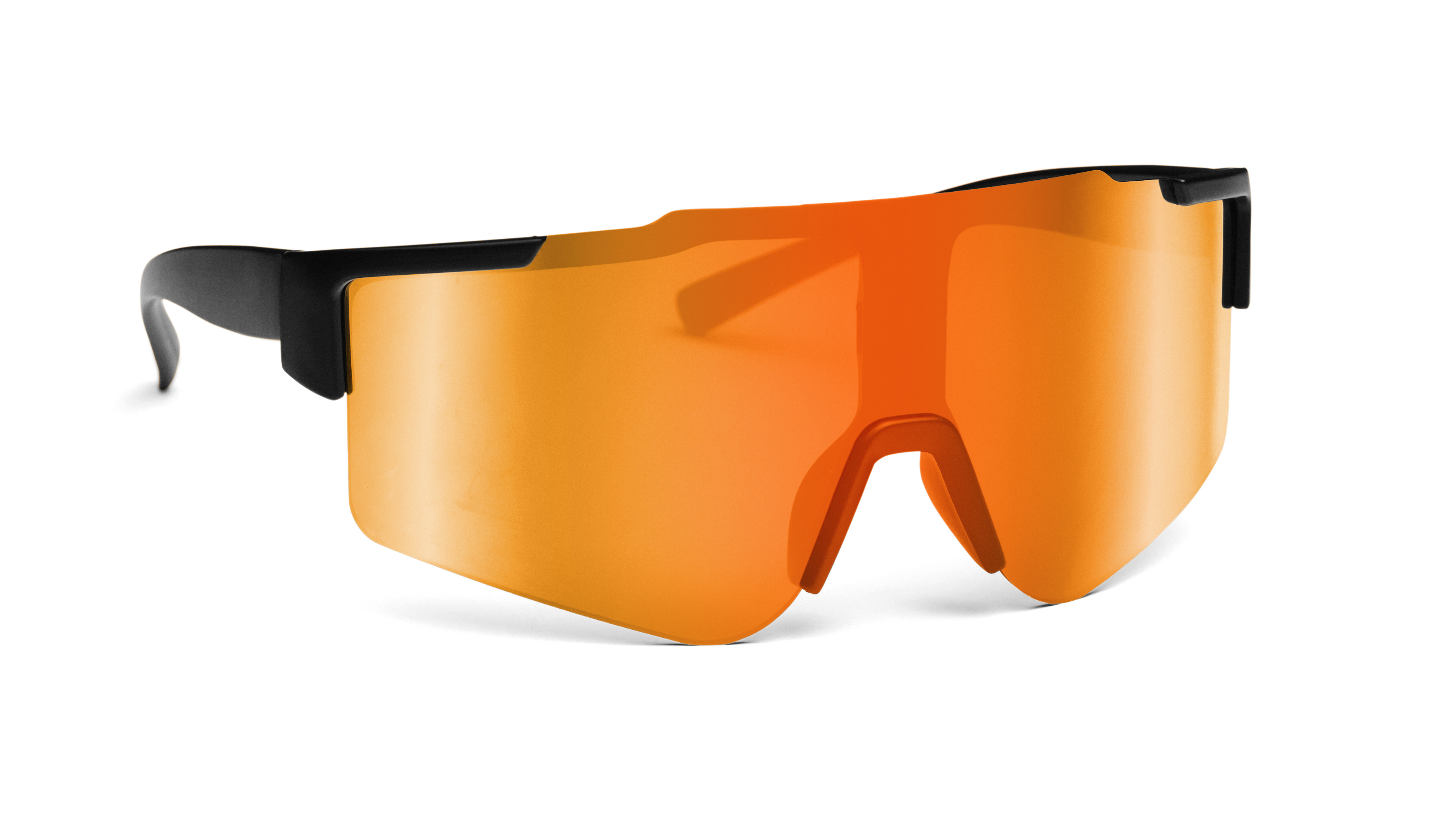 Lunettes de sport miroirs personnalisables SHINE Orange