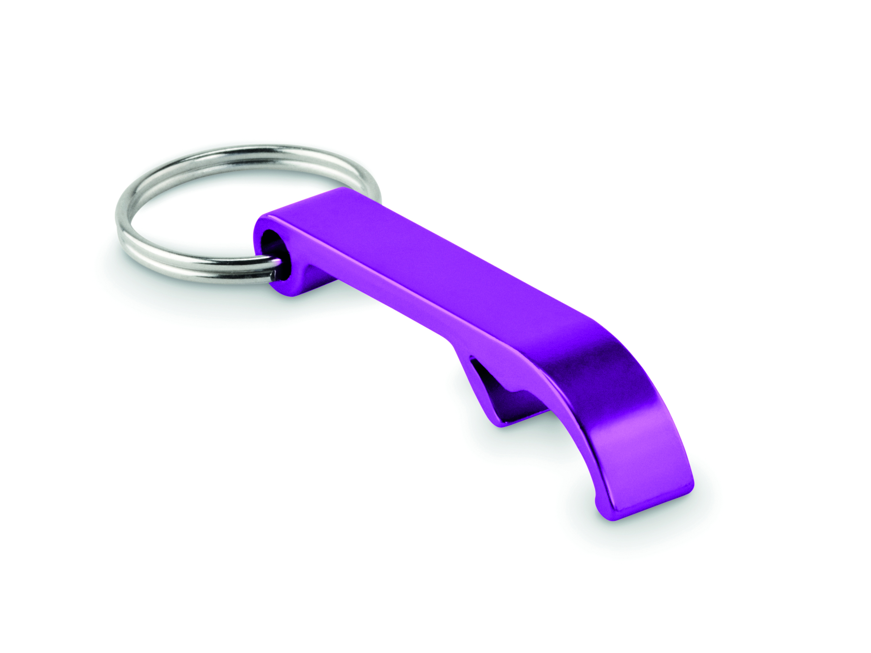 Porte-clés décapsuleur publicitaire OVIKEY Violet
