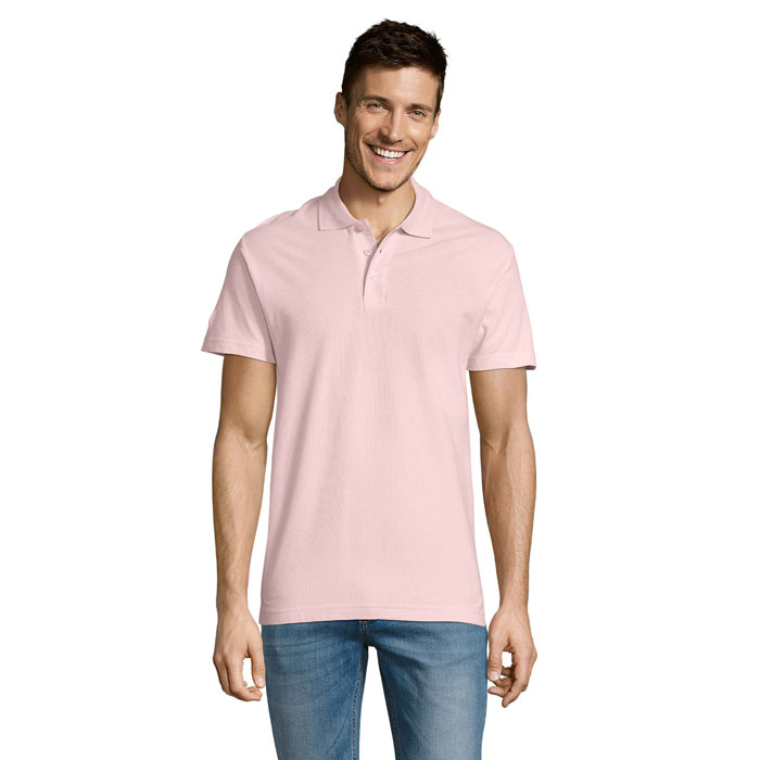 Polo homme publicitaire coton 170g - SUMMER Rose